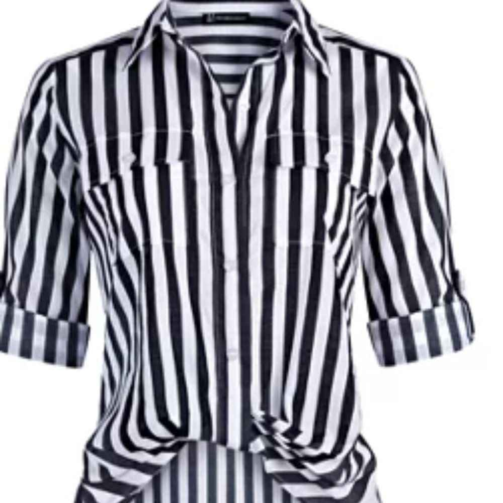 WHITE & BLACK SHIRT